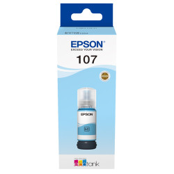 Epson - Cartuccia EcoTank 107 - Ciano Chiaro - C13T09B540