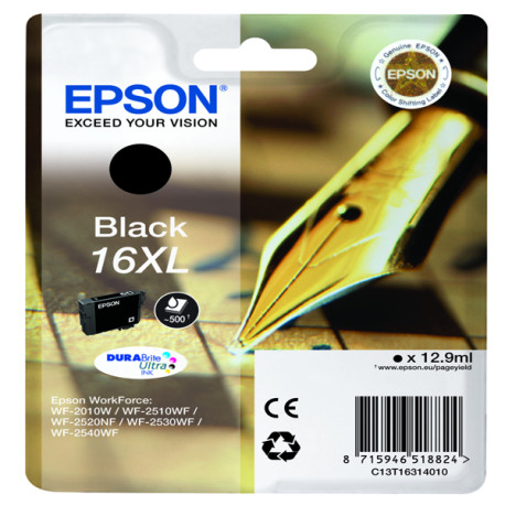 Epson - Cartuccia ink - 16XL - Nero - C13T16314012 - 12,9ml