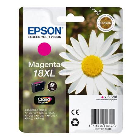 Epson - Cartuccia ink - 18XL - Magenta - C13T18134012 - 6,6ml