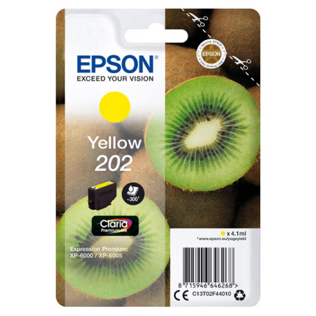 Epson - Cartuccia ink - 202 - Giallo - C13T02F44010 - 4,1ml