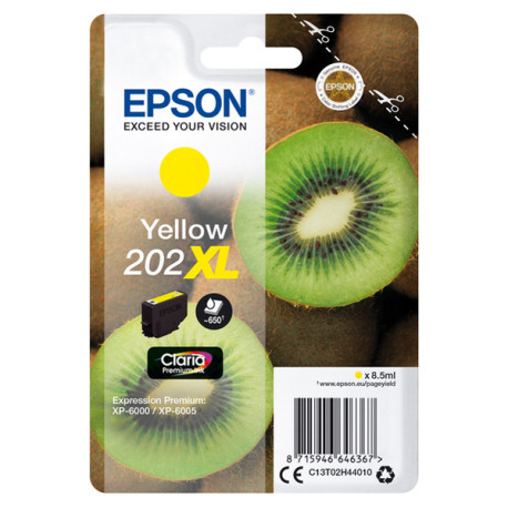 Epson - Cartuccia ink - 202XL - Giallo - C13T02H44010 - 8,5ml