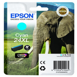 Epson - Cartuccia ink - 24XL - Ciano - C13T24324012 - 8,7ml