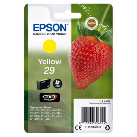 Epson - Cartuccia ink - 29 - Giallo - C13T29844012 - 3,2ml