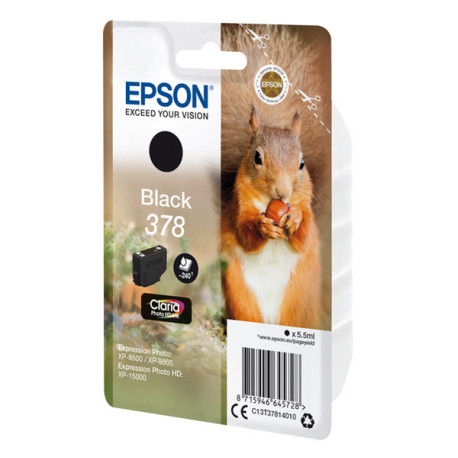 Epson - Cartuccia ink - 378 - Nero - C13T37814010 - 240 pag