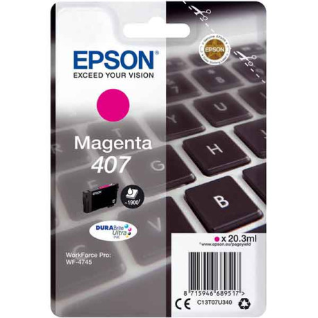 Epson - Cartuccia Ink - Magenta  - C13T07U340 - 38,1 ml