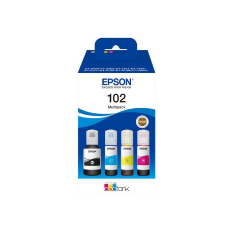 Epson - Confezione da 4 - nero, giallo, ciano, magenta - originale - cartuccia d'inchiostro - per EcoTank ET-15000, 2750, 2751,