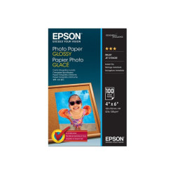 Epson - Lucido - 102 x 152 mm - 200 g/m² - 100 fogli carta fotografica - per EcoTank ET-2850, 2851, 2856, 4850- EcoTank Photo E