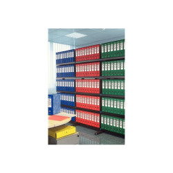 Esselte - Cartellina con meccanismo a leva - larghezza dorsale 80 mm - per Folio, 230 x 330 mm - blu