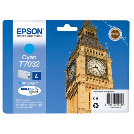 Epson - Tanica - Ciano - T7032 - C13T70324010 - 9,6ml