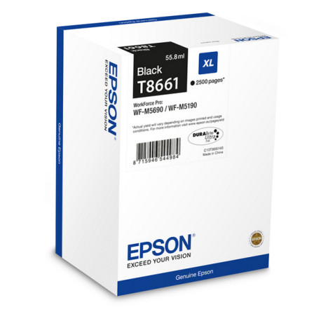 Epson - Tanica - Nero - T8661 - C13T866140 - 55,8ml