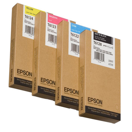 Epson - Tanica - Nero opaco - T6128 - C13T612800 - 220ml