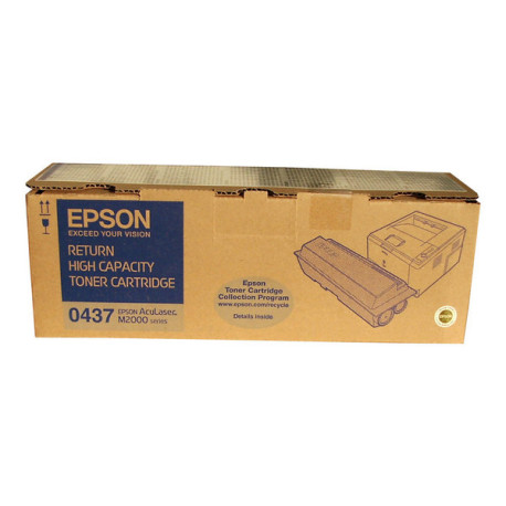 Epson 0437 - Alta capacità - nero - originale - cartuccia toner Epson Return Program - per AcuLaser M2000D, M2000DN, M2000DT, M