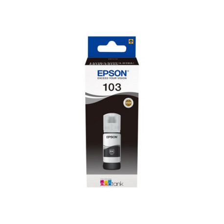 Epson 103 - 65 ml - nero - originale - ricarica inchiostro - per EcoTank L3150, L3151, L5190