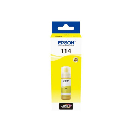 Epson 114 - 70 ml - giallo - originale - ricarica inchiostro - per EcoTank ET-8500, ET-8550