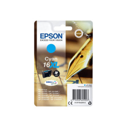 Epson 16XL - 6.5 ml - XL - ciano - originale - blister - cartuccia d'inchiostro - per WorkForce WF-2010, 2510, 2520, 2530, 2540