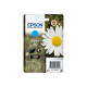 Epson 18 - 3.3 ml - ciano - originale - blister con radiofrequenza / allarme acustico - cartuccia d'inchiostro - per Expression