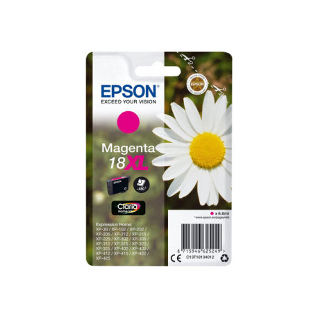 Epson 18XL - 6.6 ml - XL - magenta - originale - blister con allarme a radiofrequenza - cartuccia d'inchiostro - per Expression