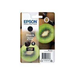 Epson 202 - 6.9 ml - nero - originale - blister con radiofrequenza / allarme acustico - cartuccia d'inchiostro - per Expression