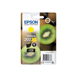 Epson 202XL - 8.5 ml - XL - giallo - originale - blister - cartuccia d'inchiostro - per Expression Premium XP-6000, XP-6005, XP