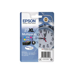 Epson 27XL Multipack - Confezione da 3 - 31.2 ml - XL - giallo, ciano, magenta - originale - blister con allarme a radiofrequen