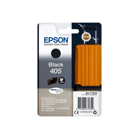 Epson 405 - 7.6 ml - nero - originale - blister con radiofrequenza / allarme acustico - cartuccia d'inchiostro - per WorkForce 