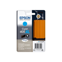 Epson 405XL - 14.7 ml - XL - ciano - originale - blister con radiofrequenza / allarme acustico - cartuccia d'inchiostro - per W