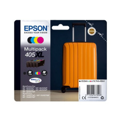 Epson 405XL Multipack - Confezione da 4 - XL - nero, giallo, ciano, magenta - originale - cartuccia d'inchiostro - per WorkForc