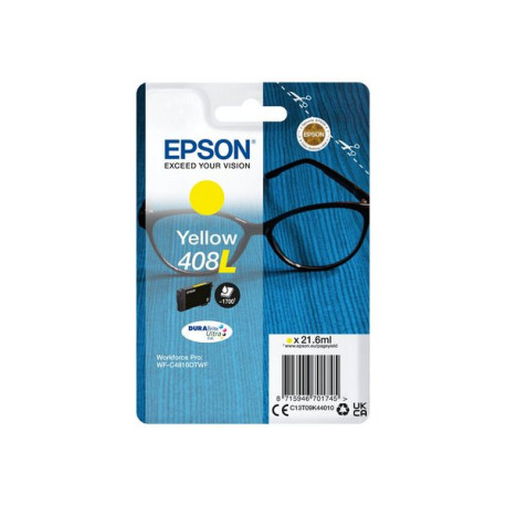 Epson 408L - 21.6 ml - giallo - originale - blister - cartuccia d'inchiostro - per WorkForce Pro WF-C4810DTWF