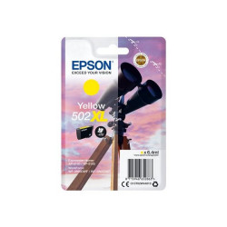 Epson 502XL - 6.4 ml - alta capacità - giallo - originale - blister con radiofrequenza / allarme acustico - cartuccia d'inchios