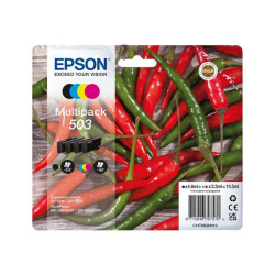 Epson 503 Multipack - Confezione da 4 - nero, giallo, ciano, magenta - originale - blister con radiofrequenza / allarme acustic