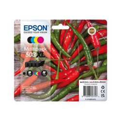 Epson 503XL Multipack - Confezione da 4 - XL - nero, giallo, ciano, magenta - originale - blister con radiofrequenza / allarme 