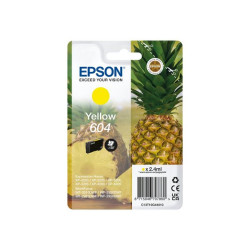 Epson 604 - 2.4 ml - giallo - originale - blister con radiofrequenza / allarme acustico - cartuccia d'inchiostro - per EPL 4200