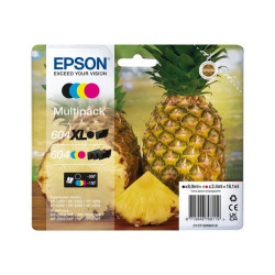 Epson 604/604XL Multipack - Confezione da 4 - XL (nero) + Capacità Standard - nero, giallo, ciano, magenta - originale - bliste