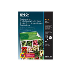 Epson Double-Sided Photo Quality Inkjet Paper - Opaca - A4 (210 x 297 mm) - 140 g/m² - 50 fogli carta fotografica - per EcoTank