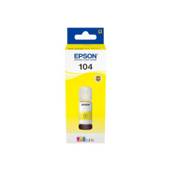 Epson EcoTank 104 - 65 ml - giallo - originale - serbatoio inchiostro - per EcoTank ET-1810, 2715, 2721, 2810, 2811, 2812, 2814