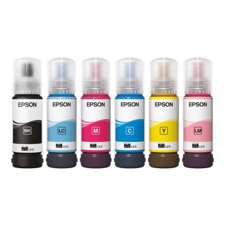 Epson EcoTank 107 - 70 ml - cyan chiaro - originale - ricarica inchiostro - per EcoTank ET-18100