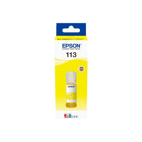 Epson EcoTank 113 - 70 ml - giallo - originale - ricarica inchiostro - per EcoTank ET-16150, 16650, 5150, 5170, 5800, 5850, 588