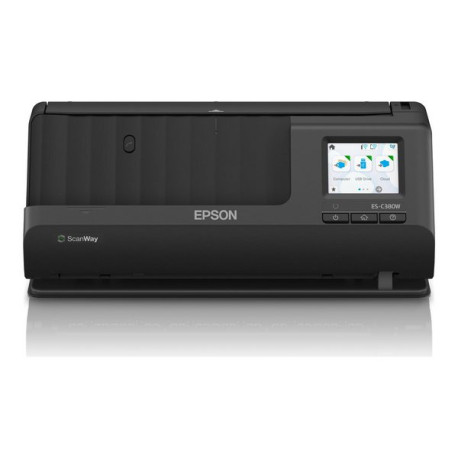 Epson ES-C380W - Scanner con alimentatore di fogli - Duplex - A4/Legal - 600 dpi x 600 dpi - ADF (Alimentatore automatico docum