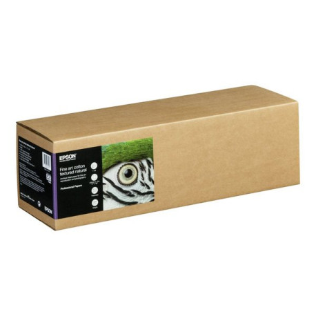 Epson Fine Art - Cotone - Opaca - 515 micron - naturale testurizzato - Rotolo (43,2 cm x 15 m) - 300 g/m² - 1 rotoli Carta in f