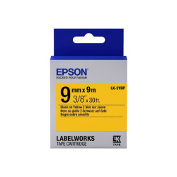 Epson LabelWorks LK-3YBP - Nero su giallo - Rotolo (0,9 cm x 9 m) 1 cassetta(e) rotolo di etichette - per LabelWorks LW-1000, 3