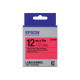 Epson LabelWorks LK-4RBP - Nero su rosso - Rotolo (1,2 cm x 9 m) 1 cassetta(e) rotolo di etichette - per LabelWorks LW-1000, 30