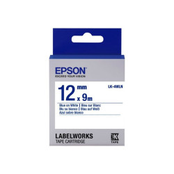 Epson LabelWorks LK-4WLN - Blu su bianco - Rotolo (1,2 cm x 9 m) 1 cassetta(e) rotolo di etichette - per LabelWorks LW-1000, 30