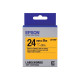 Epson LabelWorks LK-6YBP - Nero su giallo - Rotolo (2,4 cm x 9 m) 1 cassetta(e) rotolo di etichette - per LabelWorks LW-1000, L