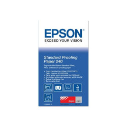 Epson Proofing Paper Standard - Semi-opaca - 9 mil - Rotolo (61 cm x 30,5 m) - 240 g/m² - 1 rotoli carta provini - per SureColo