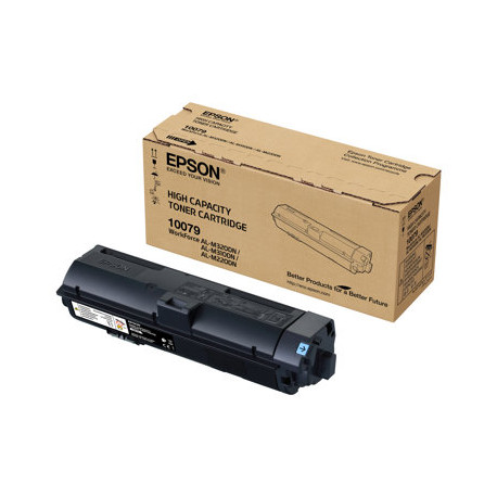 Epson S110079 - Alta capacità - nero - originale - cartuccia toner - per WorkForce AL-M310DN, AL-M310DTN, AL-M320DN, AL-M320DTN