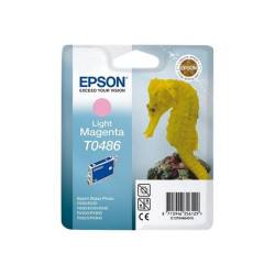 Epson T0486 - 13 ml - magenta chiaro - originale - blister con radiofrequenza / allarme acustico - cartuccia d'inchiostro - per