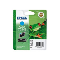 Epson T0542 - 13 ml - ciano - originale - blister con radiofrequenza / allarme acustico - cartuccia d'inchiostro - per Stylus P