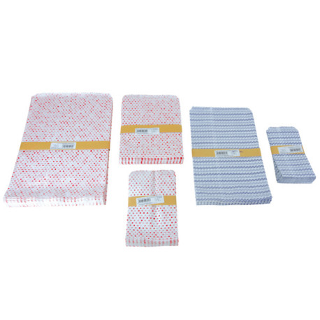 Buste in carta - stampa generica - 28x38 cm - colori assortiti - Favorit - conf. 100 pezzi