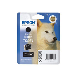 Epson T0961 - 11.4 ml - nero per foto - originale - blister con radiofrequenza / allarme acustico - cartuccia d'inchiostro - pe