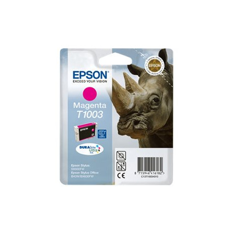 Epson T1003 - 11.1 ml - magenta - originale - blister con radiofrequenza / allarme acustico - cartuccia d'inchiostro - per Styl